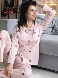 Пижама хлопковая SILK MOOD 188699677 купить за 1 838 ₽ в интернет-магазине Wildberries