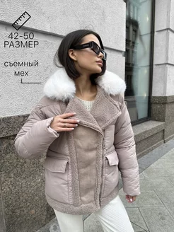 Куртка зимняя с мехом INMODEL 188710612 купить за 4 433 ₽ в интернет-магазине Wildberries