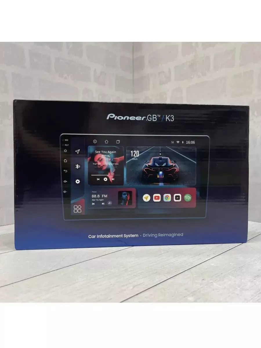 Автомагнитола с экраном 2din для автомобиля сенсорная 10дюйм pioneer  188711409 купить за 6 609 ₽ в интернет-магазине Wildberries