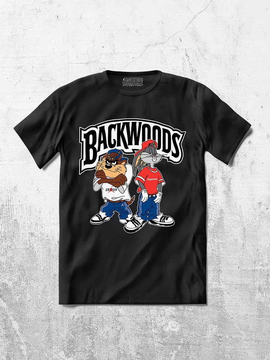 Футболка с принтом BACKWOODS...