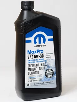 Моторное масло Mopar MaxPro 5W-30 SP, 0.946л MOPAR 188740429 купить за 1 150 ₽ в интернет-магазине Wildberries