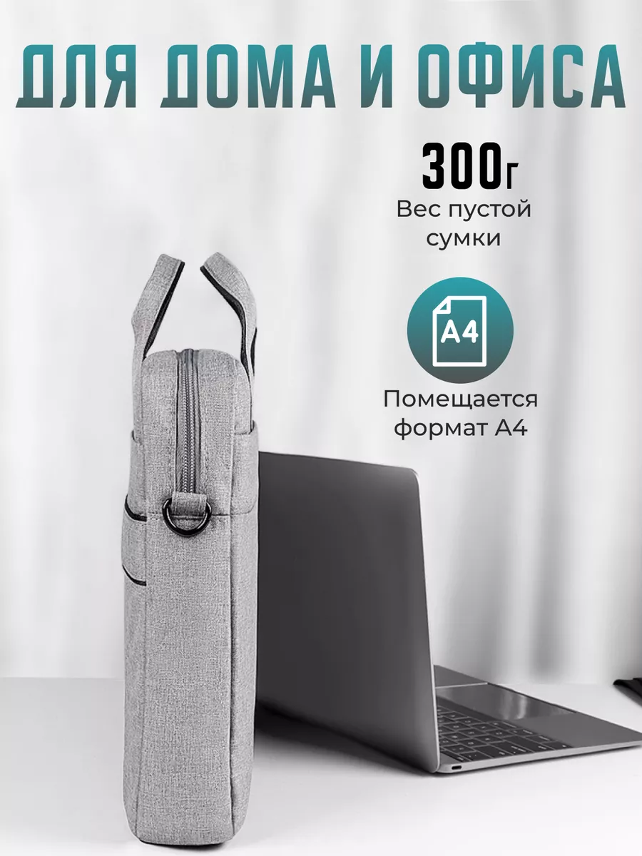 Сумка для ноутбука MacBook через плечо MARKINI 188871570 купить за 1 208 ₽  в интернет-магазине Wildberries