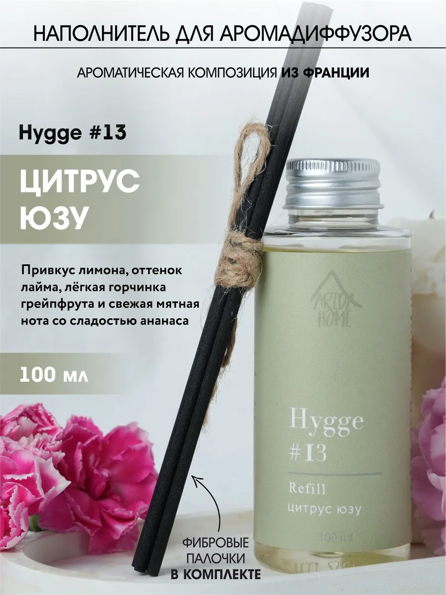 Диффузор для дома hygge наполнитель рефил Цитрус Юзу ARIDA HOME 189010712  купить за 674 ₽ в интернет-магазине Wildberries