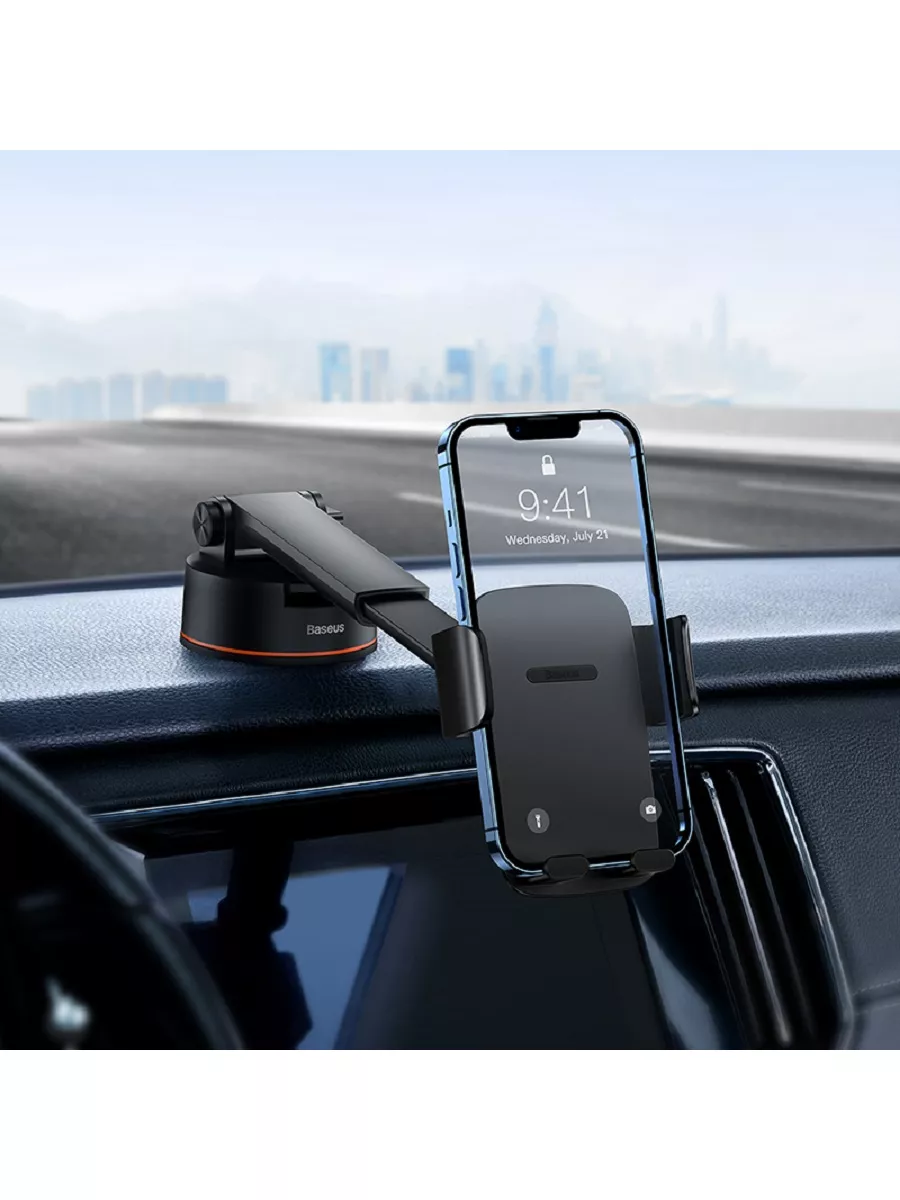 Автомобильный держатель Easy Control Clamp Car Mount Holder BASEUS  189026709 купить за 1 670 ₽ в интернет-магазине Wildberries