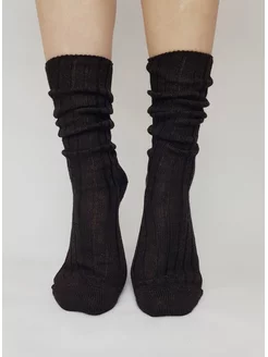 Свободные носки с кашемиром и шерстью LOOSE SOCKS BIZELL 189104185 купить за 592 ₽ в интернет-магазине Wildberries