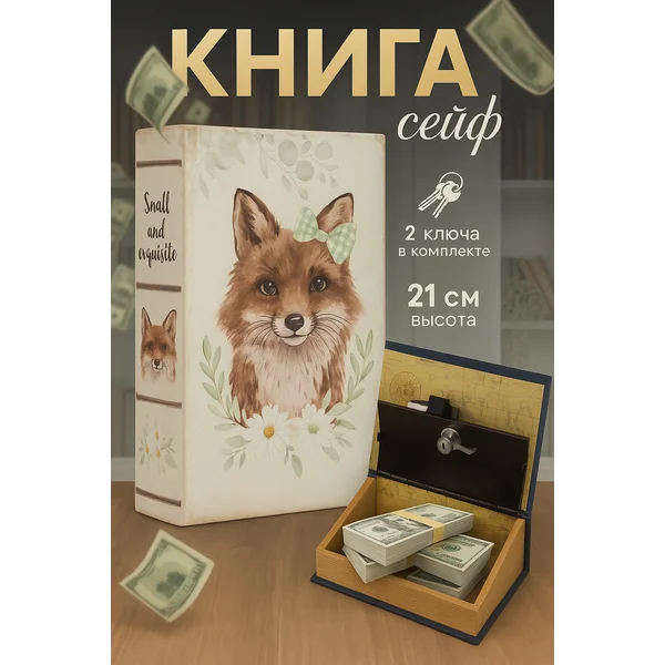 Книга шкатулка для денег
