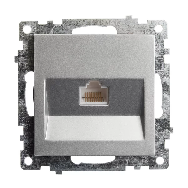 Розетка компьютерная 1-местная RJ-45 (механизм)