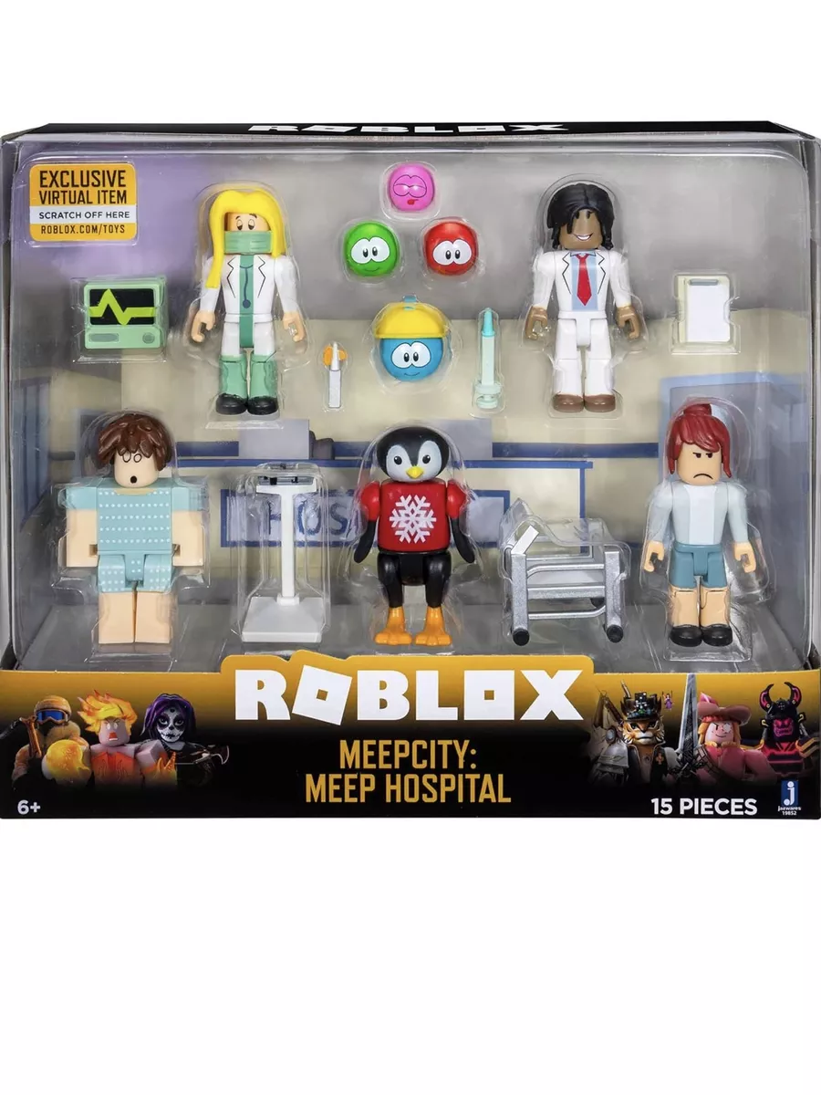 Фигурка Roblox MeepCity Meep Hospital Six Figure Pack Roblox 189179903  купить за 3 160 ₽ в интернет-магазине Wildberries