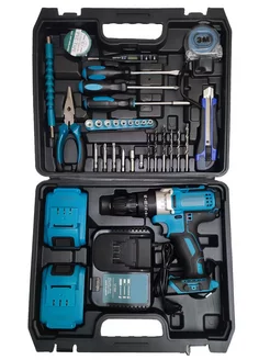 Шуруповерт аккумуляторный с набором MaxTool 189196377 купить за 2 296 ₽ в интернет-магазине Wildberries