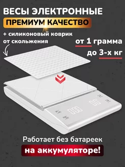 Кухонные весы электронные WAYSKO 189202309 купить за 863 ₽ в интернет-магазине Wildberries