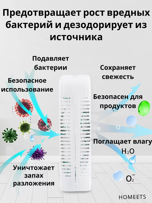 Homeets Поглотитель запаха для холодильника помещений нейтрализатор, вариант, фото 6