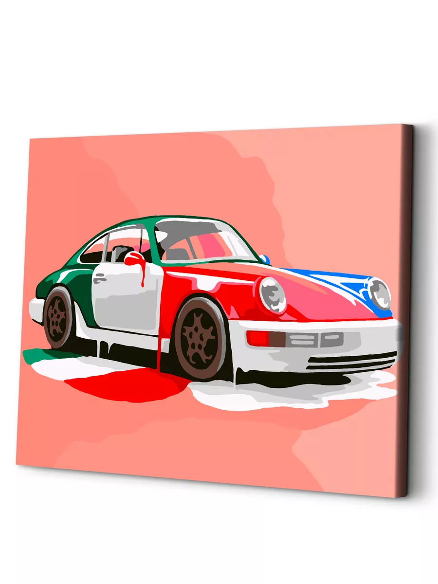 Realistic Car Drawing - Porsche GT3 RS - Time Lapse - Drawing Ideas