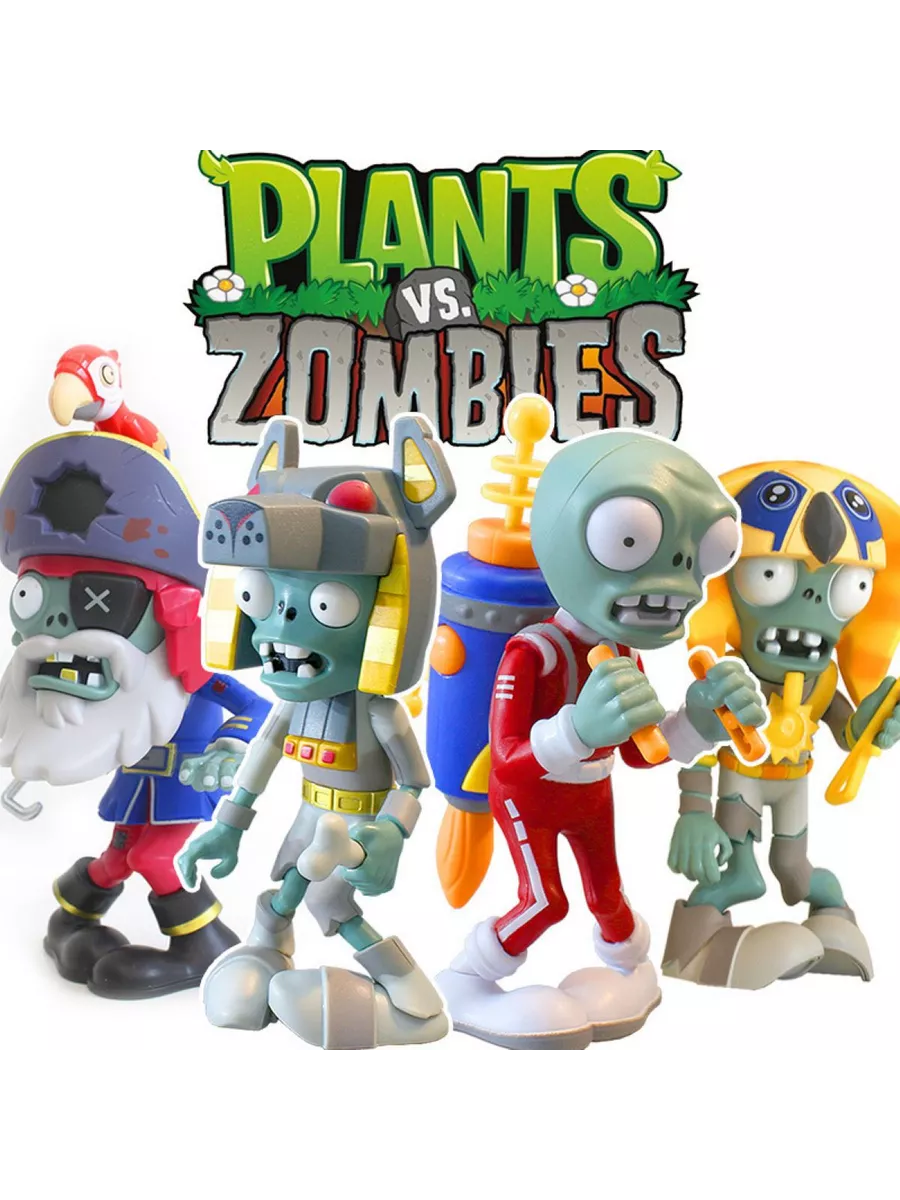 Фигурки зомби и растения, Plants vs zombie Зомби против растений 189252110  купить за 4 379 ₽ в интернет-магазине Wildberries