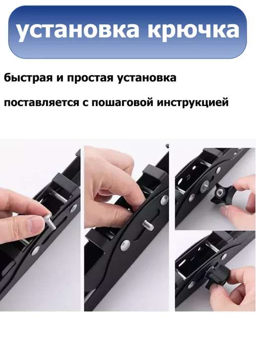 BEISHI Кронштейн для телевизора настенный наклонный 43" - 75", черный, фото 7