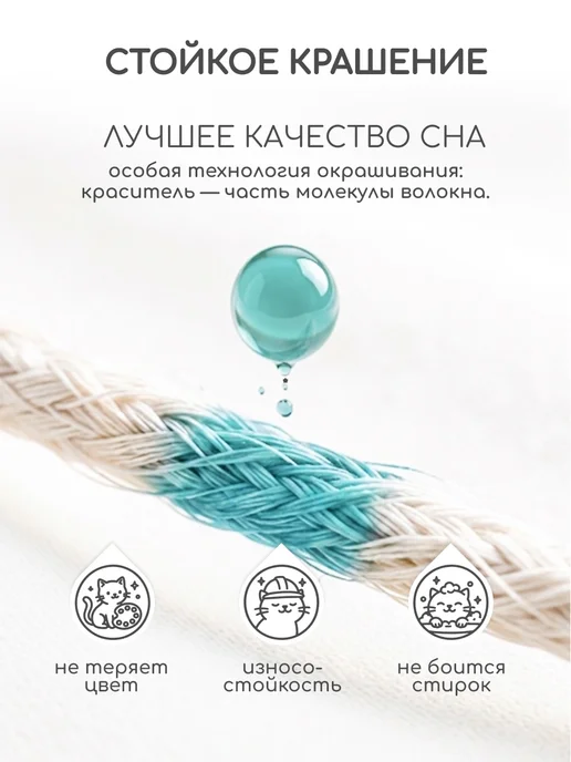 Uniqcute Пододеяльник из поплина 2-спальный (175х215см), синий, фото 3