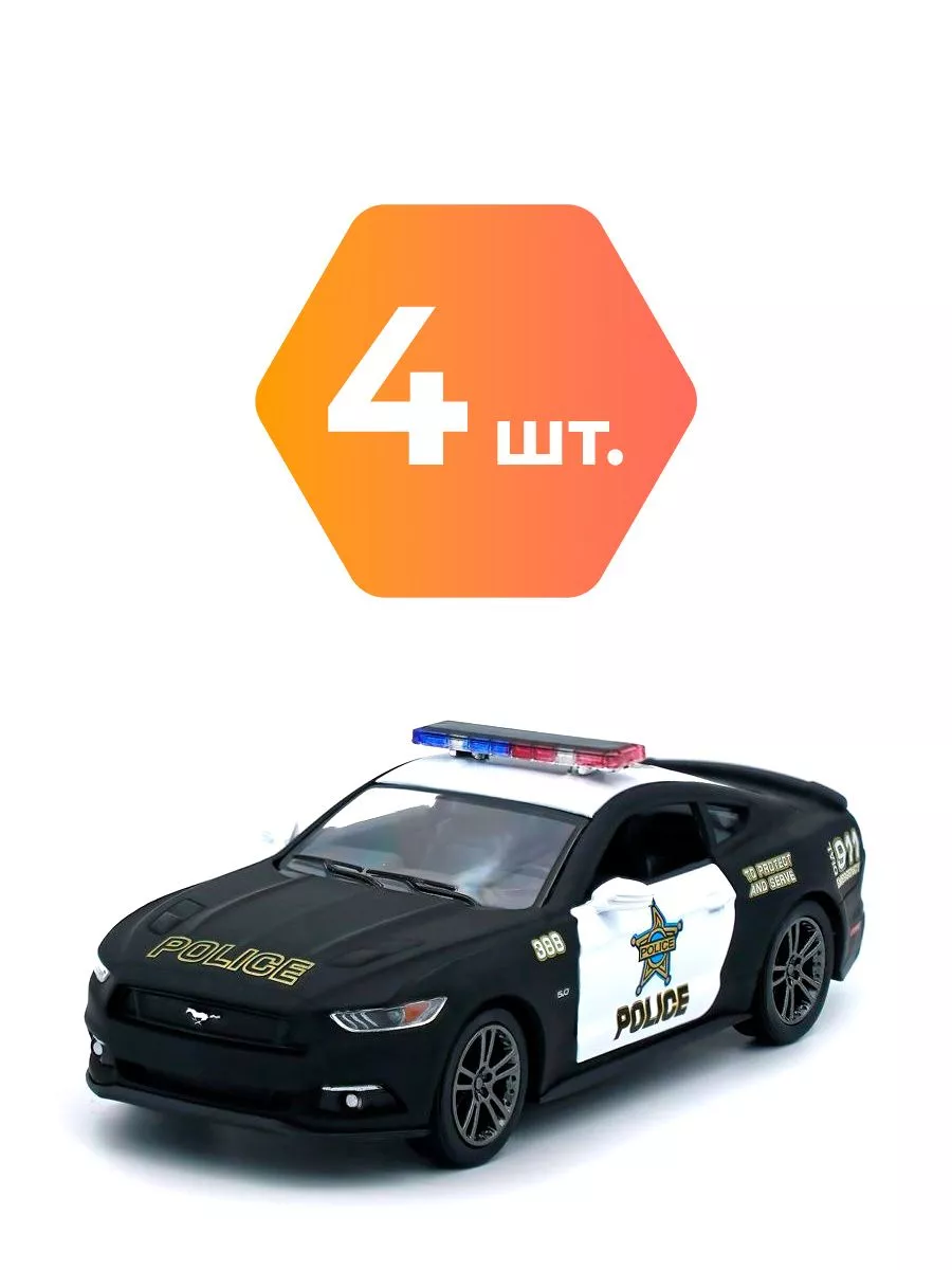 Ford Mustang Police 5386 - 4 шт. G-Shop.Prime 189282975 купить за 1 986 ₽ в  интернет-магазине Wildberries