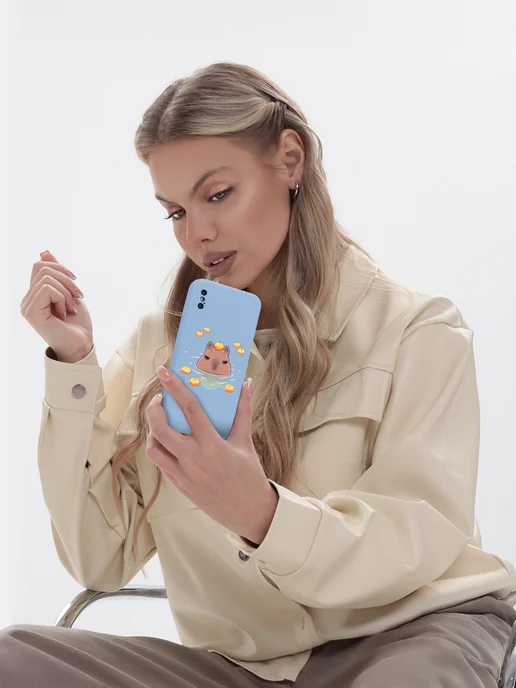 КейсБерри. Чехол для iPhone X, XS, 10, серия Soft, фиолетовый, фото 5
