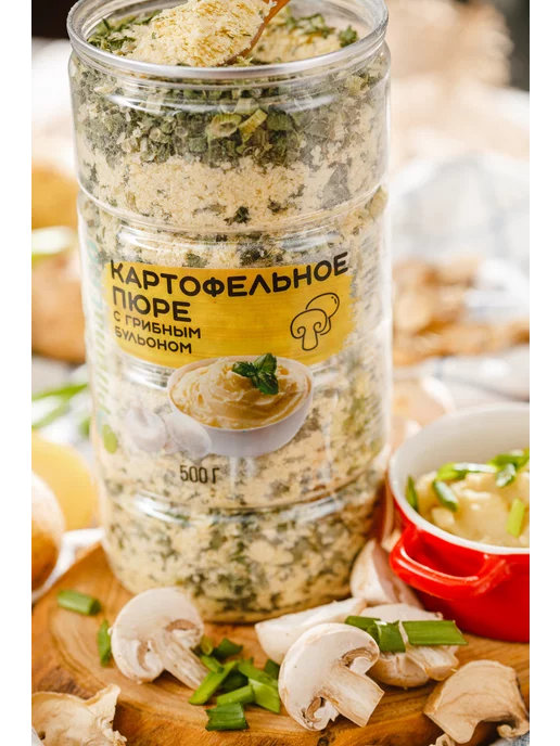 Pirina ECO Пюре картофельное быстрого приготовления с грибами, вариант, фото 3