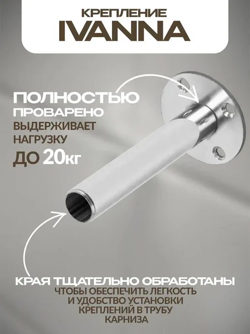 Mr.KARNIZ Угловой карниз для ванной 170х70 г-образный хром, 160x70, фото 5