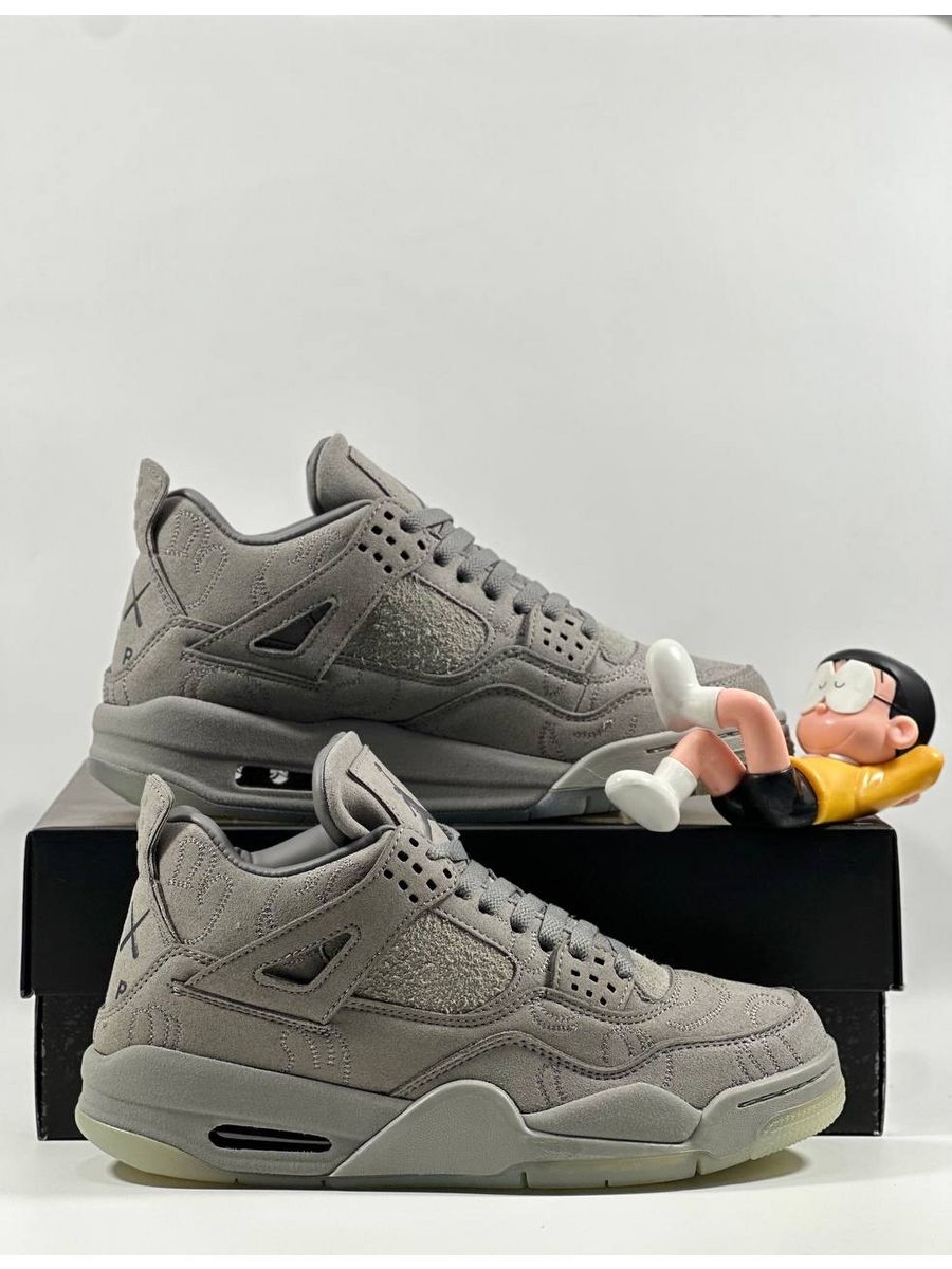 Air jordan 4 kaws grey