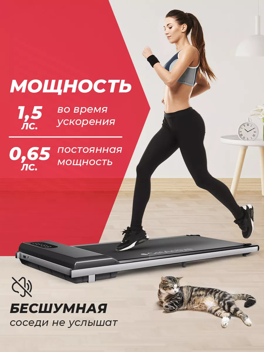 Мини беговая дорожка для дома электрическая компактная GetActive 189342998  купить в интернет-магазине Wildberries