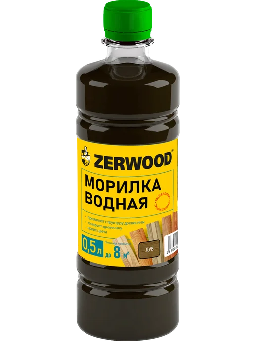 Zerwood Морилка водная Дуб (0,5л), 500 мл, фото 5