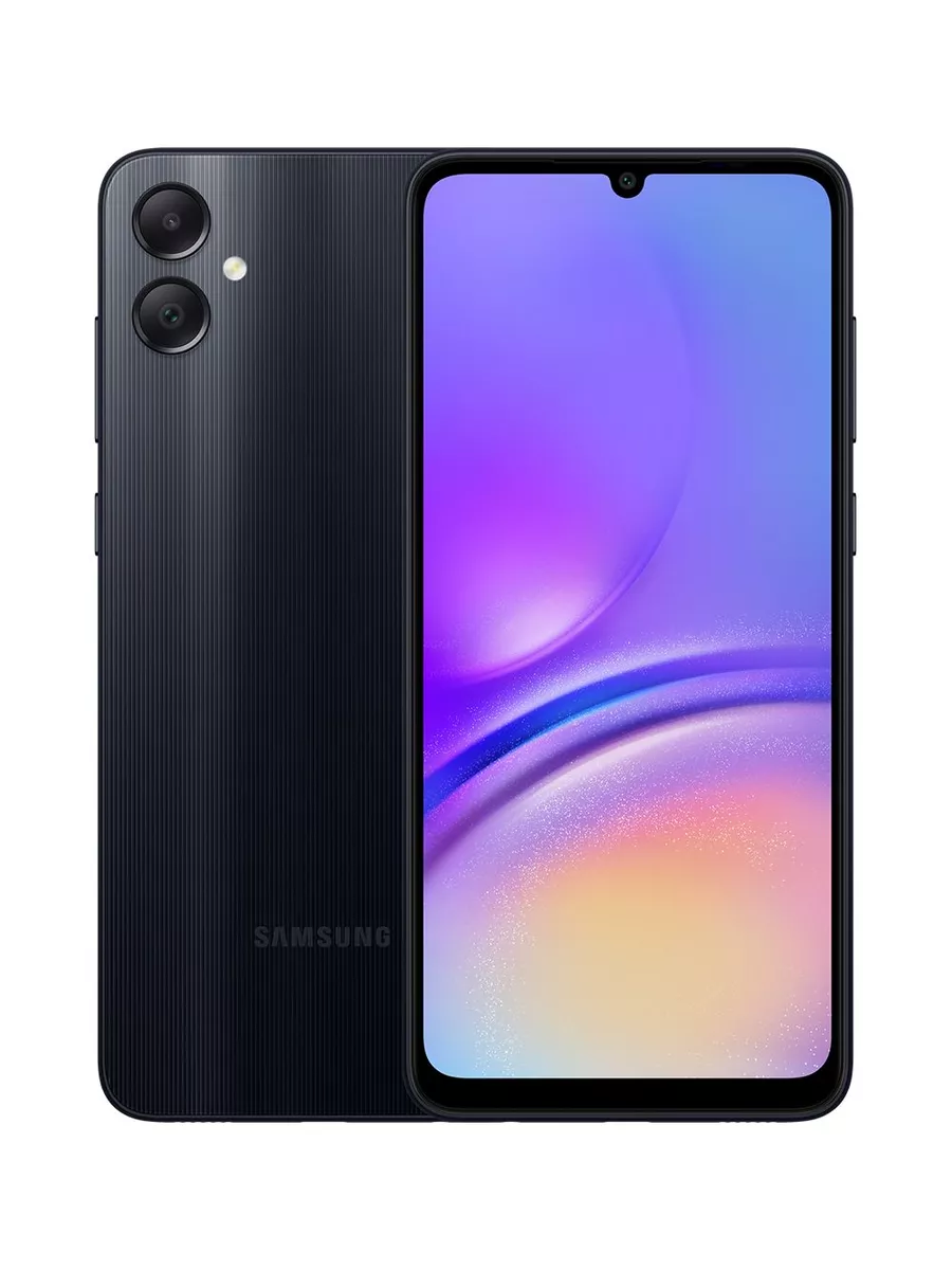 Смартфон Samsung Galaxy A05 4/128GB Чёрный Samsung 189393609 купить в  интернет-магазине Wildberries