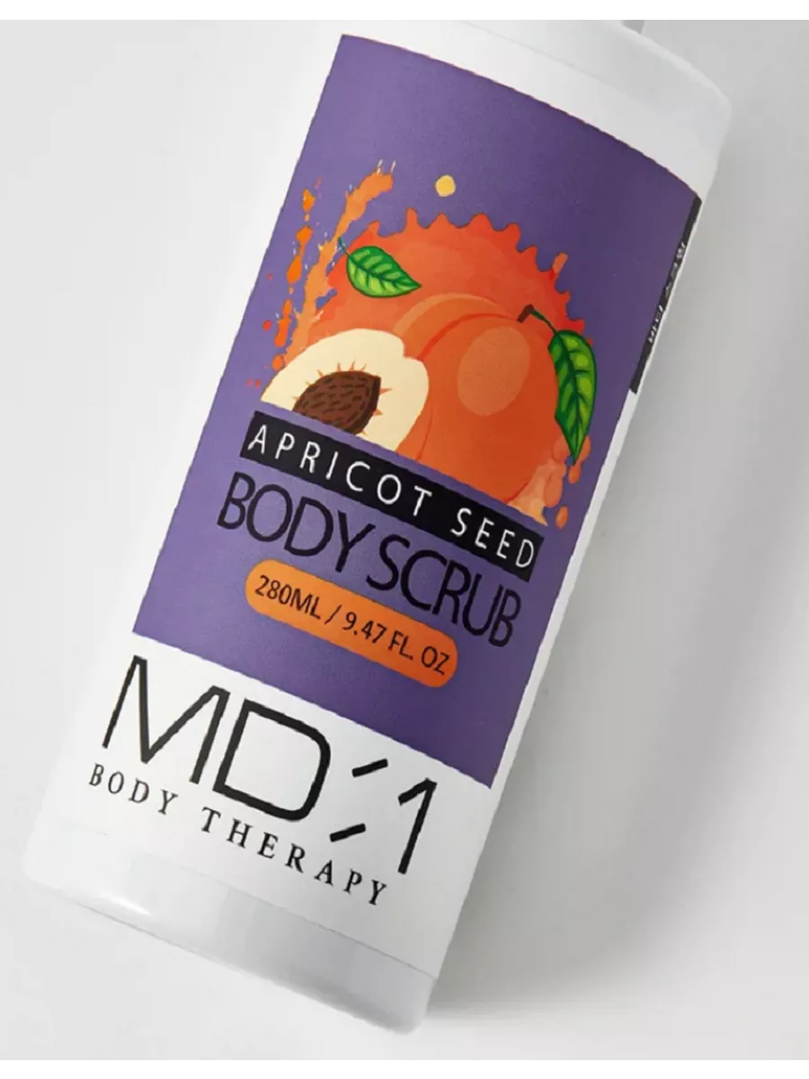 Скраб для тела с абрикосовыми косточками MD-1 Body Therapy Apricot Seed Scrub 280мл