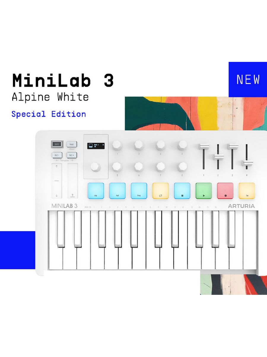 Arturia minilab 3 alpine white