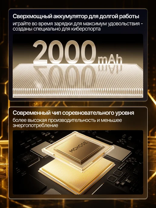 MCHOSE Беспроводные наушники игровые V9 Turbo + dock station, белый, фото 5