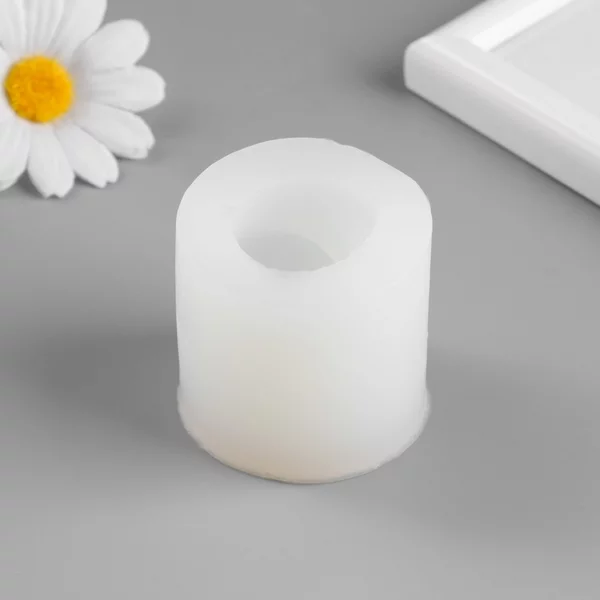 Молд 3D «Котик с розой в головном уборе» 5,1х5,1х4,9 см