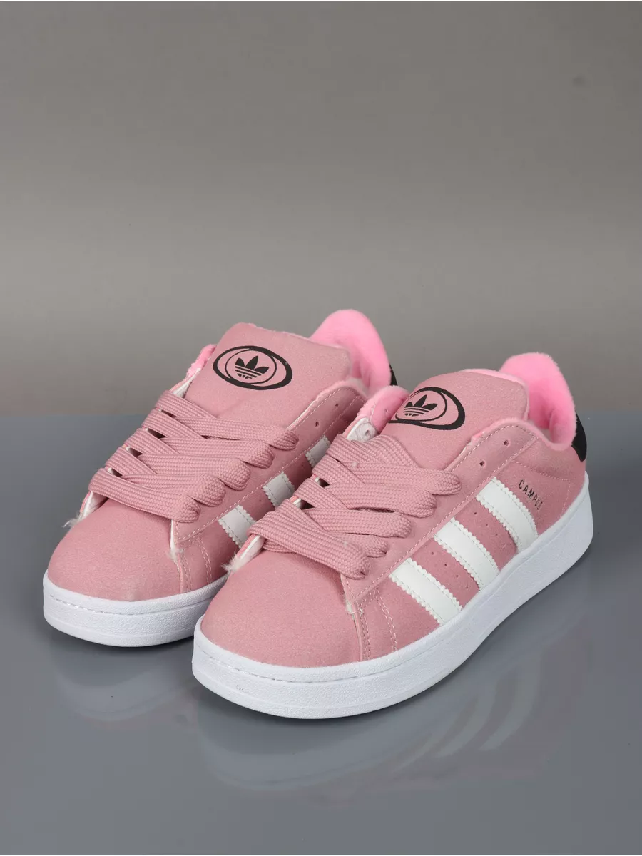 Pink campus shoes best sale