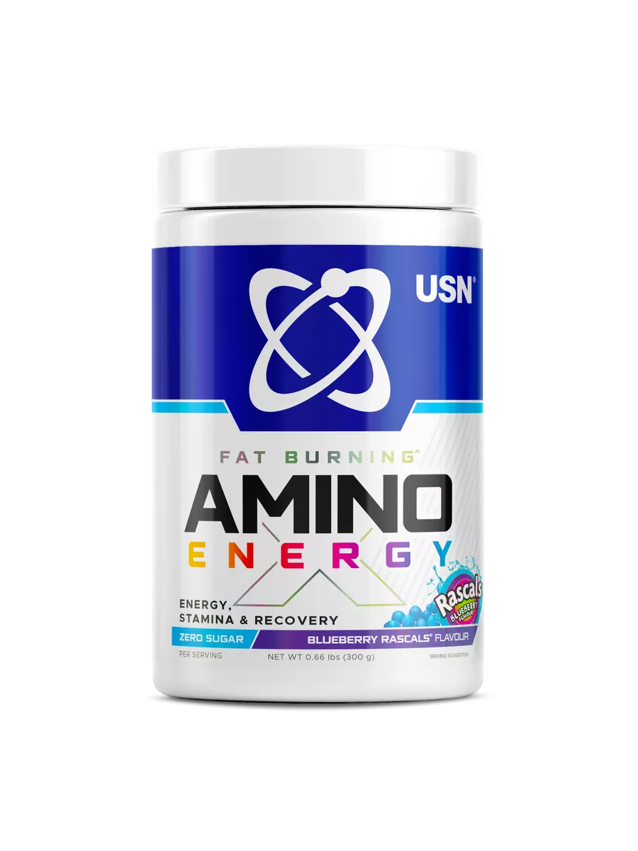 USN Amino Ener-G Blueberry Rascals Амино 300г Черника