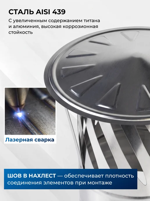 UMKPRO Зонт с искрогасителем, диаметр 120, вариант, фото 3