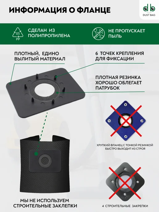 DUST BAG Многоразовый мешок DB для Numatic 160,180,190,200,240,250, вариант, фото 3