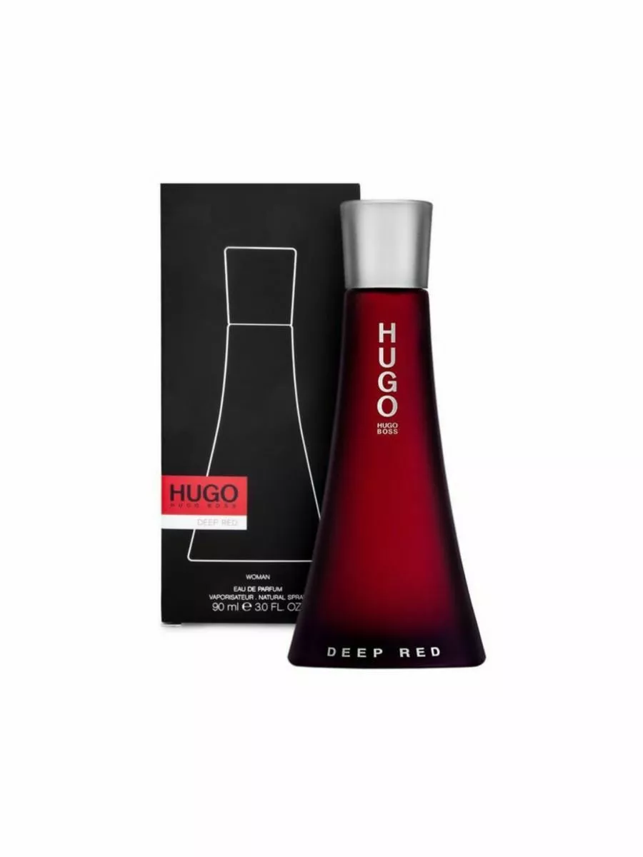 Hugo boss store deep red