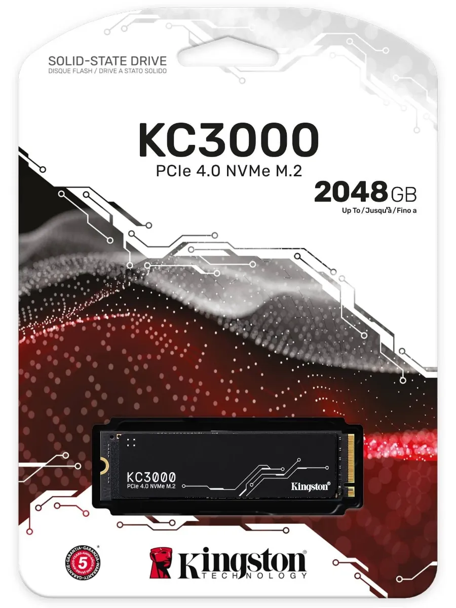 SSD M2 2TB NVME твердотельный накопитель KC3000 PCI-E 4.0