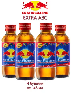 Krating Daeng Extra ABC, 4 бутылки Red Bull 189801874 купить за 430 ₽ в интернет-магазине Wildberries