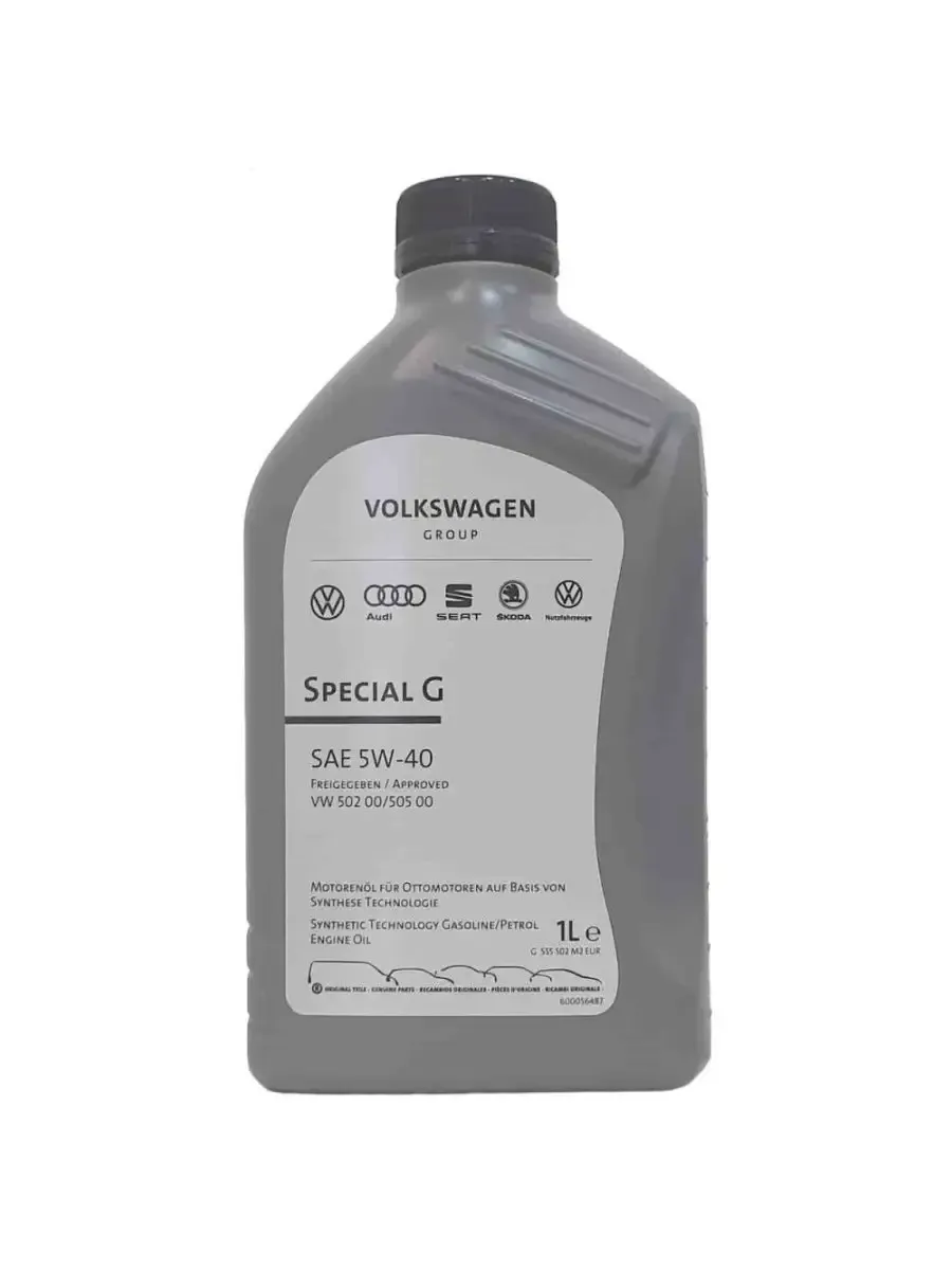 Моторное масло VAG 5W-40 Special G 5W40 1л. GS55502M2