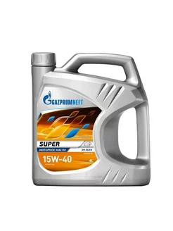 Газпромнефть Super 15W40 4л Gazpromneft Gazpromneft 189815837 купить за 839 ₽ в интернет-магазине Wildberries