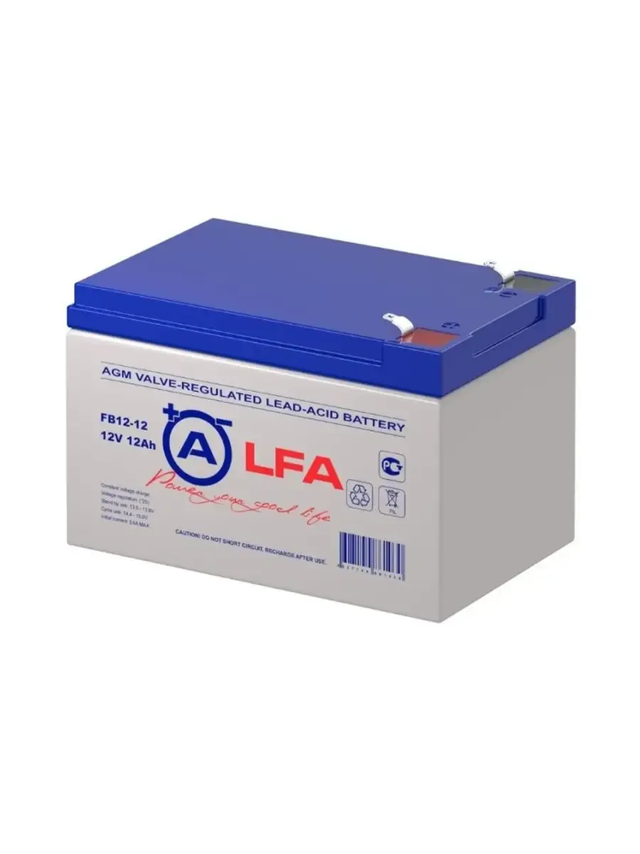 Аккумулятор ALFA 12V 12Ah AGM FB 12-12