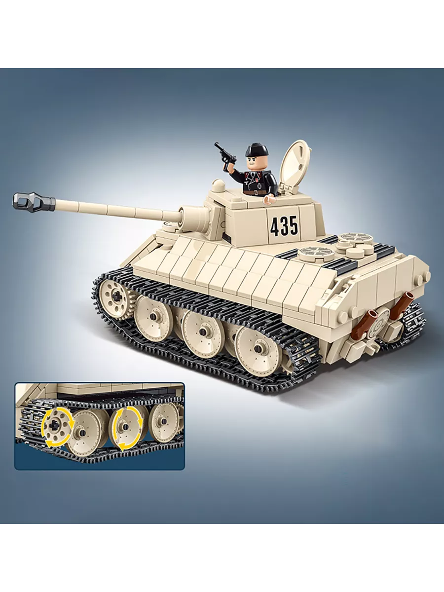 Конструктор Легкий танк VK 16.02 Leopard LEGO 189866507 купить в  интернет-магазине Wildberries