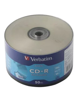 CD-R Verbatim 50 шт., 80min/700mb, 52x Verbatim 189869894 купить за 1 210 ₽ в интернет-магазине Wildberries