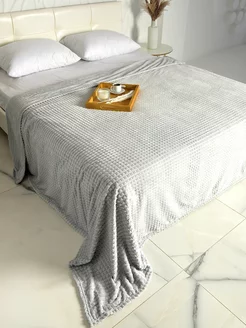 Плед на диван 200х220 пушистый евро кровать ЭН-ТЕКС 189881190 купить за 877 ₽ в интернет-магазине Wildberries