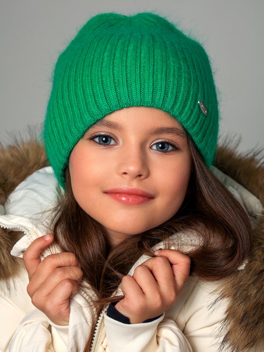 Купить вязаные шапки для девочек в интернет магазине натяжныепотолкибрянск.рф
