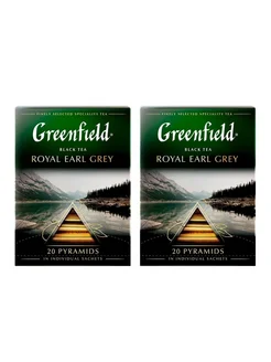 Чай черный Royal Earl Grey, в пирамидках, 2шт GREENFIELD 189887036 купить за 288 ₽ в интернет-магазине Wildberries