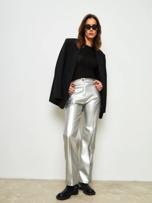 Кожаные брюки для женщин 50+ | Мода-Стиль-и | Дзен