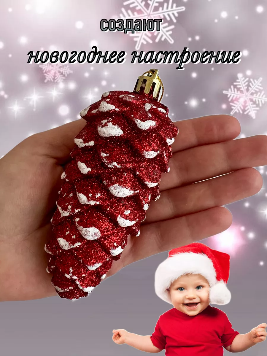 christmas ornaments\Елочная игрушка из сосновой шишки своими руками/новогодний декор из шишки