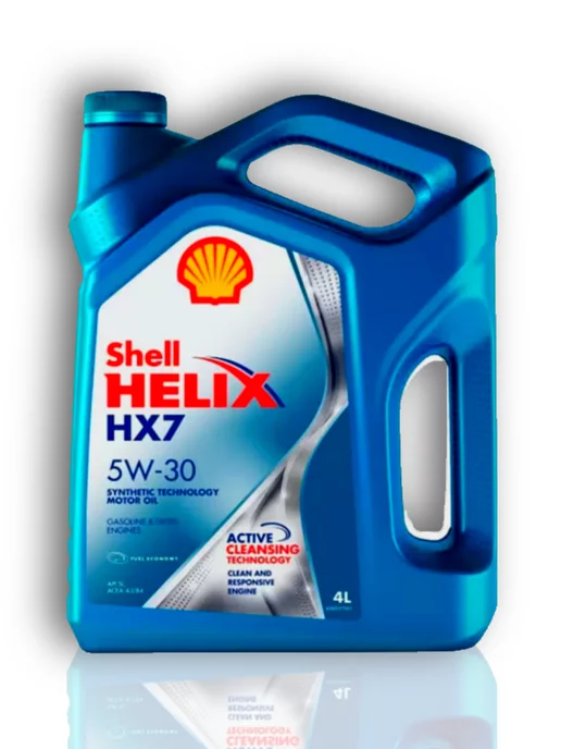 Shell Helix Моторное масло автомобильное 5W-30 HX7 4 л