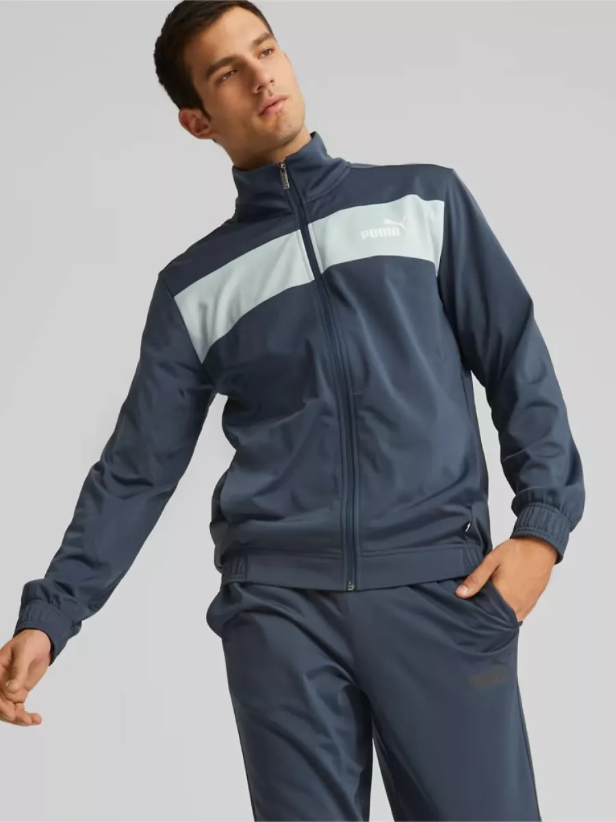 Light blue deals puma tracksuit